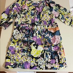 Diane Von Furstenberg Floral Swim Cover Up- Size Small